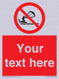 Custom No kite surfing